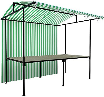 Standard Traditional Market Stall Outdoor Trade Stand Kiosk Mobile Catering All Colours and Sizes Professional Heavy Duty Steel Frame Full Kit