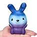 Produktbild vneirw Cute Brot Jumbo Duft Squishies Slow Rising Baby Toys Squeeze Weich Spielzeug Stress Relief Spielzeug, Easter Galaxy Bunny, 8x8x16cm