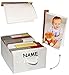 Produktbild Fotobox / Fotokiste - mit 6 Stück einzelne - Einsteckalbum - " Holzkiste - Nostalgie " - incl. Name - mit 120 Bilder - Foto-Sammelkiste - Deko für Kinder + Erwachsene - Fotoalbum / Fotobuch / Photoalbum / Babyalbum / Album - Erinnerungsbox / Kiste - Shabby Chic Retro - Holztruhe - Vintage
