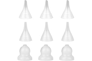 BOXOB 9 Stück Ersatzspitzen für Nasensauger, Silikon Ersatzteile für Babys und Kleinkinder Kompatibel mit GROWNSY Watolt LittleTora HEYVALUE Cocobela HailiCare KIDIRA TEQIN X-Bosak