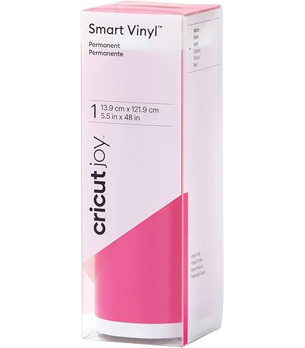 Vinile Permanente Cricut Smart - 33x90 Cm, Rosa Chiaro, Per Cricut Maker 3 E Explore 3 - Foto 2
