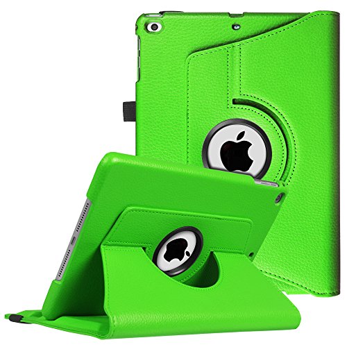 Fintie iPad 9.7 Zoll 2017 / iPad Air Hülle - 360 Grad Rotierend Stand Smart Cover Case Schutzhülle Tasche mit Auto Schlaf / Wach Funktion für Apple iPad 2017 Neue Modell / iPad Air 2013 Modell (Nicht geeignet für iPad Air 2), Grün