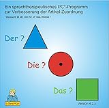 DER-DIE-DAS - ein sprachtherapeutisches Programm  zur Verbesserung der Artikelzuordnung (Windows XP, Vista, 7, 8, 10) - 