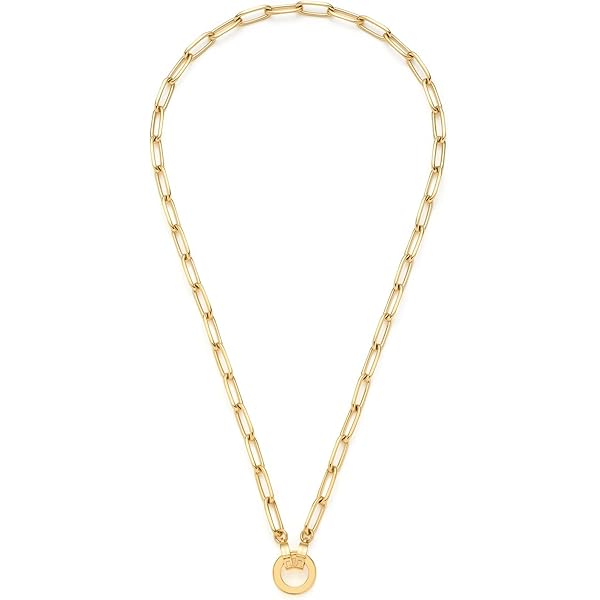 JEWELS BY LEONARDO Ciondolo Clip & Mix Mathilde • Ciondolo A Catena In Acciaio Inox Dorato