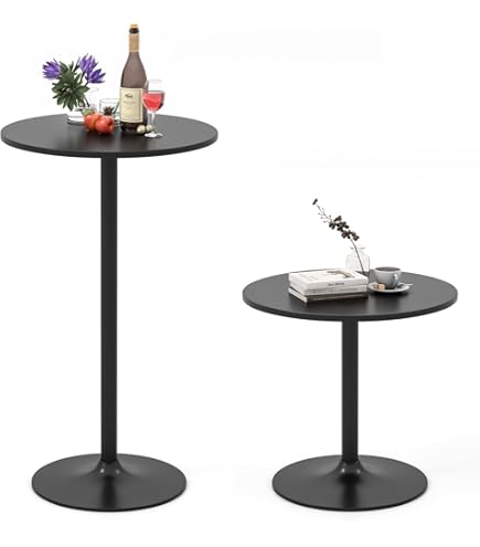 KESSER® Gastro hoge tafel opvouwbare bistrotafel | gepoedercoat roestvrij stalen blad | in