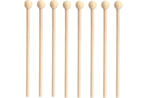BZKSER Drumsticks - 8 pcs xylophon schlägel,Schlägel Holzschlägel Holz Marimba Schlägel Mallet Holzschlägel Drumsticks Glockenspiel Schlägel Percussion Sticks Instrumental Zubehör