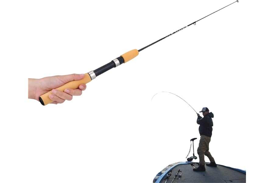 Hominas Telescopic Fishing Rod Portable Mini Pocket Fishing Rod Outdoor fish Rods Tool Comfortable EVA Handle for Travel Saltwater Freshwater Sea