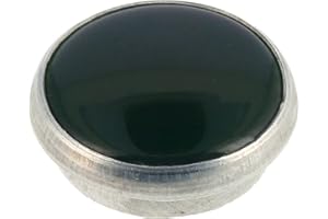 UNBEKANNT Replika Kontrollglas, Grün, Alu-Fassung Ø16mm - für Simson KR51/1 Schwalbe, SR4-2 Star, SR4-3 Sperber, SR4-4 Habicht, AWO, MZ RT, BK350, EMWR35