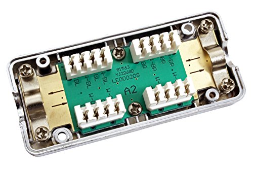 Value 21993049 Junction Box Kat.6A, STP silber - 3
