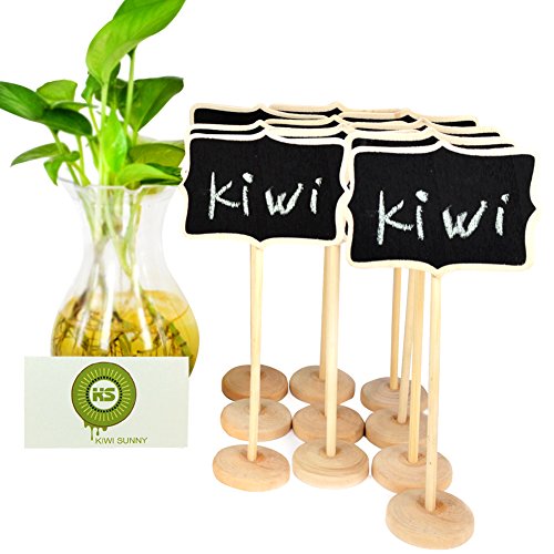 Bcony Wolken Mini Kleine Tafel Kreidetafel Holz Nachricht Board Halter mit Ständer für Party Hochzeit Tisch Nummer/Tischkarte Einstellung Dekoration - 4