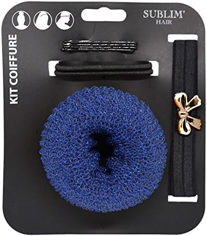 French Fashion Set donuts glitter 8 cm Blue
