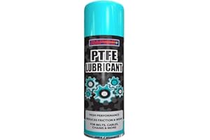 Rapide 300ml PTFE Grease Aerosol Spray Lubricant Can Chains Belts Cables Oil