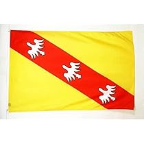 AZ FLAG Flagge Département Moselle 150x90cm | 100D Polyester | Mit Mastscheide & Verstärkten Kanten