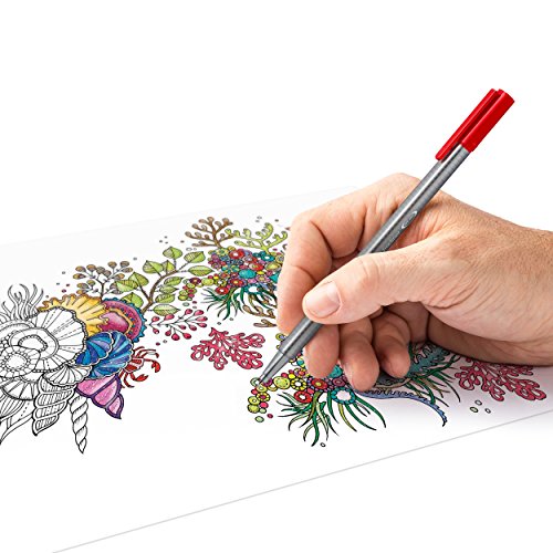 Staedtler 334 C15H Triplus Fineliner Set Herz mit 15 brillianten Farben - 5
