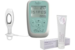‎TENSCARE TensCare Elise 2 Beckenbodentrainer+ Go Gel Gleitmittel, EMS-Technologie zur Behandlung von Inkontinenz und Blasenaustritt, 4 voreingestellte Programme