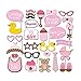 Produktbild ULTNICE 29pcs neugeborenes Baby Dusche Requisiten Fotokabine für Party Deko - Maske Brille Schuhe Flasche