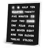 LED Word Clock - Displays Time As Text by Tech Tools