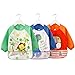 3er Pack ÄrmelLätzchen Wasserdicht Baby lätzchen - Essen und Play Smock Schürze für Kleinkinder von 6 - 36 Monate