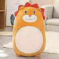 TechMax Solution Stuffed African Lion Plushie - Plushy and Squishy Toy Stuffed Animal - Cute Toy Gift for Boys and Girls