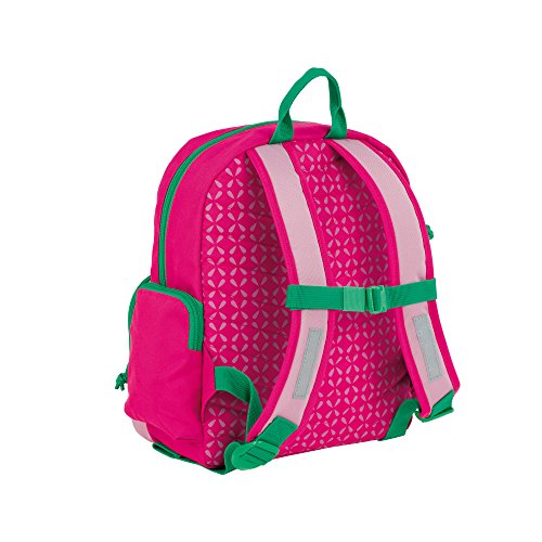 Sac à dos pour enfants Casual Medium Sac à dos Sac enfant avec sangle de poitrine, l'éléphant de la faune, 30 cm, Rose