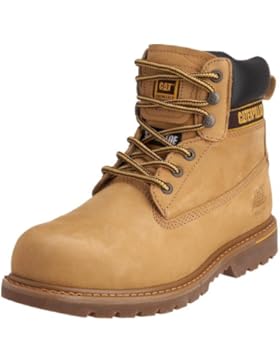 Caterpillar Holton Honig Nubuk Leder GOODYEAR Rahmengenähter Sicherheitsstiefel