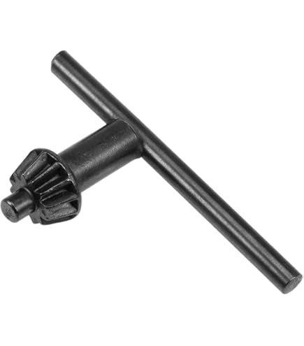 FYHALE 2 In 1 Drill Chuck Ratchet Spanner, 2025 New Universal Chuck Key Replacement Tool Drill Black Ratchet Two Head Wrenches Compatible Electric Drills