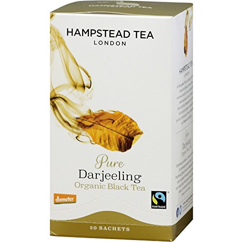 Hampstead Tea London Organic Darjeeling 20 Sachets tea bags