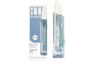 BELWEDER - Balsamo Labbra Protettivo con Acido Ialuronico - Balsamo Labbra Idratante e Rigenerante - Burrocacao Labbra Trasparente - Stick Labbra per Uomini e Donne - 1 x 3,5g