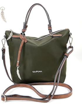 Henkeltasche von Waipuna aus hochwertigem Nylon mit Schlüsselanhänger