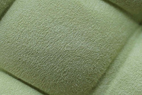 Sitzkissen Stuhlkissen 25er Steppung Velour-Optik Grün - 3