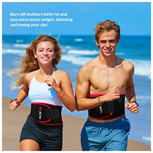 MoActiv Fitnessgürtel Bauch für Männer und Frauen Slimmer Belt - 2