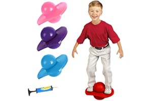 DZOZO Pogo Ball Hopper Jumping Ball Bouncing Balance Board Ball for Adult Kids Fitness Ball Exercise Bounce Space Ball for Losing Weight