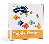 Mobile „Fische“ aus Holz, bunt lackiert, ein tolles Luftaquarium für das Baby- und Kinderzimmer, mit kunterbunten Fischen und niedlichen Seesternen sowie Korallen, von Geburt an geeignet - 2