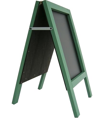 Medium Oak A Frame Chalkboard/Blackboard. Fitted With Tough Melamine - View #7