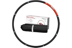 PROIRON Hula Hoop con Peso 0,95/1,2/1,8 kg, Hula Hoop Fitness con tamaño 73-98cm Ajustable, Aro Hula Hoop para Adultos y Niños