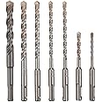 Bosch HCK001SDS-plus Rotary Hammer Drill Bit Set, 7-Pieces
