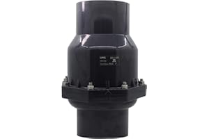 OEMCLIMA Valvola drenaggio valvola ritegno pvc valvola non ritorno acqua diametro interno 20 25 32 40 50 63 75 90 110 125 160 200mm (Diametro Interno 75mm)