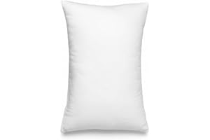 TIENDA EURASIA – Relleno Cojin | Fabricado en Fibra Hueca Neotherm | Gran Capacidad de Recuperación | Forma Rectangular o Cuadrada | Blanco (30 x 50 cm)