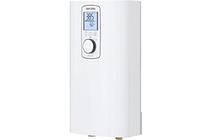 STIEBEL ELTRON DCE-X 10/12 kW Premium Water Heater, Compact Size, tankless, instantaneous, Suitable for Showers, 220/240 V, Precise Temperature Output, oversink Installation, 238159
