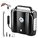 Produktbild NOCKNOCK Reifenfüller 12 V 180 W Digital 45L/Min Air Kompressor Reifen Pumpe mit Doppelzylinder Smart Preset Reifendruck für Auto/SUV/Motor/Dreirad/Fahrrad