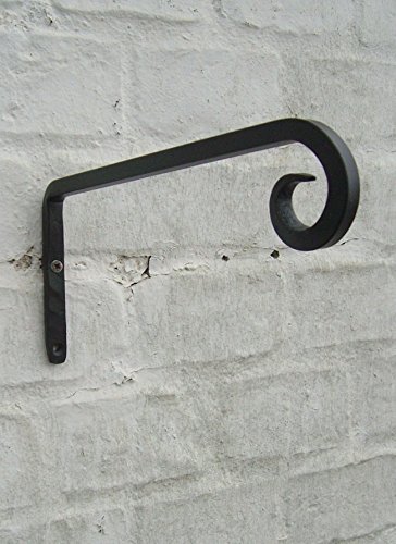 Blumenhaken, Laternenhaken, Wandhaken, Eisenhaken, sehr stabil, massiv - 2