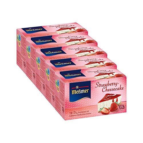 Preisvergleich Produktbild Meßmer Strawberry-Cheesecake, 5er Pack (5 x 45 g)