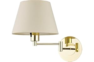 Lindby kinkiet 'POLA', styl nowoczesny, m. in. do salonu, jadalni, kolor kremowy, amber, tkanina/jedwab, żarówka E27