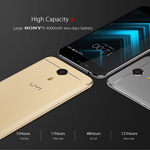 UMIDIGI Plus 5.5 inch Android 6.0 Unlocked 4G Sim Free Smartphone Helio P10 Octa Core Dual SIM 4GB RAM 32GB ROM Mobile… - Image 5