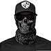 Produktbild SA Fishing Company Face Shield Sturmhaube Bandana Gesichtsmaske Halstuch Ski Motorrad Paintball Halloween Maske (Blackout Forest Camo Skull)