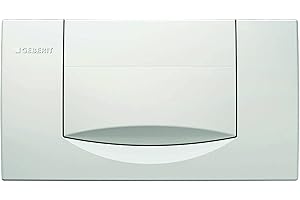 Geberit 115222111 Piastra di azionamento per cassette di risciacquo ad incasso 200F per azionamento lato anteriore, bianco