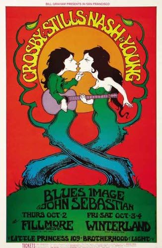 Crosby, Stills, Nash &amp; Young 1969 - Mouse Mat