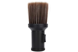 CUQUE Crazy Sale Barber Neck Duster Brush, Hairdressing Salon Hair Removal Brush, Professional Broken Hairbrush, Haircut, Special Cleaning Brush for Face Neck (Black)