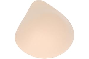 JIAWU Forma de Pecho de Poliuretano, Forma de Esponja Ligera, Soporte de Prótesis de Mastectomía en Espiral, Sujetador Cóncavo Almohadillas Realzador de Sujetador, Insertos para Mujeres (Izquierda SG)