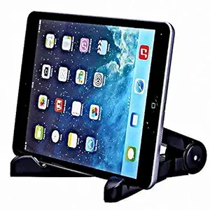 LXCN Multi-Angle Portable & Universal Stand 7-10 inch Black Cradle for Tablets Stand for E-Learning, Adjustable Tablet Mount (for ipad, Android Tablets-Samsung Galaxy tabs, Kindle Paperwhite)